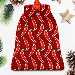 Chili Pattern Red Ornament (bell) by BangZart