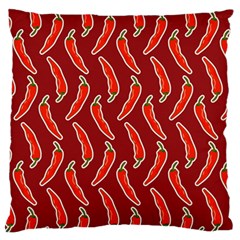 Chili Pattern Red Standard Flano Cushion Case (one Side) by BangZart