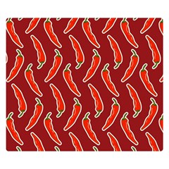 Chili Pattern Red Double Sided Flano Blanket (small)  by BangZart