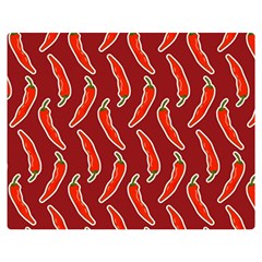 Chili Pattern Red Double Sided Flano Blanket (medium)  by BangZart