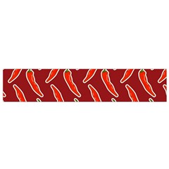 Chili Pattern Red Small Flano Scarf by BangZart