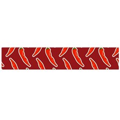 Chili Pattern Red Large Flano Scarf  by BangZart