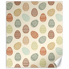 Seamless Pattern Colorful Easter Egg Flat Icons Painted Traditional Style Canvas 20  X 24  by BangZart