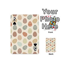 Seamless Pattern Colorful Easter Egg Flat Icons Painted Traditional Style Playing Cards 54 Designs (mini) by BangZart