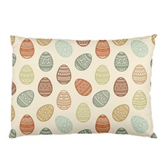 Seamless Pattern Colorful Easter Egg Flat Icons Painted Traditional Style Pillow Case (two Sides) by BangZart