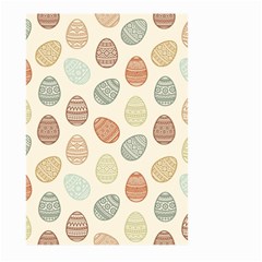 Seamless Pattern Colorful Easter Egg Flat Icons Painted Traditional Style Large Garden Flag (two Sides) by BangZart