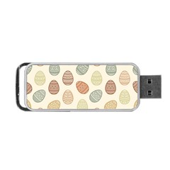 Seamless Pattern Colorful Easter Egg Flat Icons Painted Traditional Style Portable Usb Flash (two Sides) by BangZart