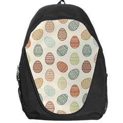 Seamless Pattern Colorful Easter Egg Flat Icons Painted Traditional Style Backpack Bag by BangZart