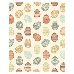 Seamless Pattern Colorful Easter Egg Flat Icons Painted Traditional Style Drawstring Bag (small) by BangZart