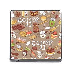 Vector Seamless Pattern With Doodle Coffee Equipment Memory Card Reader (square 5 Slot) by BangZart