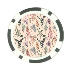 Watercolor Floral Seamless Pattern Poker Chip Card Guard by BangZart