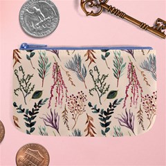 Watercolor Floral Seamless Pattern Large Coin Purse by BangZart