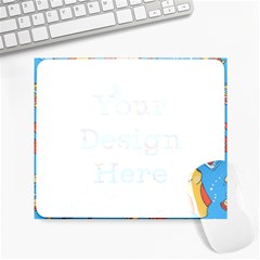 Hand Drawn Seamless Pattern Summer Time Large Mousepads by BangZart