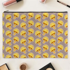 Yellow Mushroom Pattern Cosmetic Bag (xxxl) by BangZart