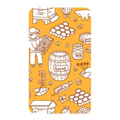 Vector Honey Element Doodle Seamless Pattern With Beehive Beeke Memory Card Reader (rectangular) by BangZart