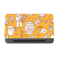 Vector Honey Element Doodle Seamless Pattern With Beehive Beeke Memory Card Reader With Cf by BangZart