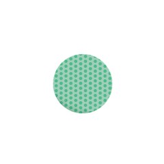 Polka Dots Mint Green, Pastel Colors, Retro, Vintage Pattern 1  Mini Magnets by Casemiro