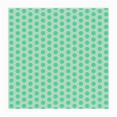 Polka Dots Mint Green, Pastel Colors, Retro, Vintage Pattern Medium Glasses Cloth by Casemiro