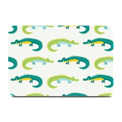 Cute Cartoon Alligator Kids Seamless Pattern With Green Nahd Drawn Crocodiles Plate Mats by BangZart