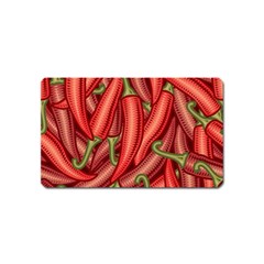 Seamless Chili Pepper Pattern Magnet (name Card) by BangZart