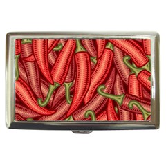 Seamless Chili Pepper Pattern Cigarette Money Case by BangZart