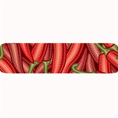 Seamless Chili Pepper Pattern Large Bar Mats by BangZart