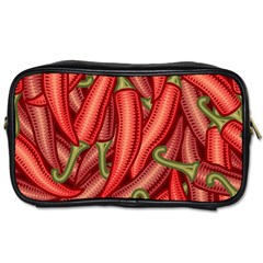 Seamless Chili Pepper Pattern Toiletries Bag (one Side) by BangZart