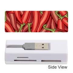 Seamless Chili Pepper Pattern Memory Card Reader (stick) by BangZart