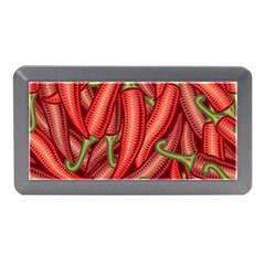 Seamless Chili Pepper Pattern Memory Card Reader (mini) by BangZart