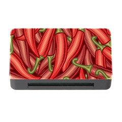 Seamless Chili Pepper Pattern Memory Card Reader With Cf by BangZart