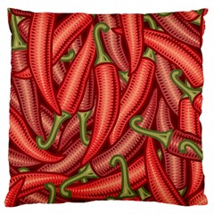 Seamless Chili Pepper Pattern Large Cushion Case (two Sides) by BangZart