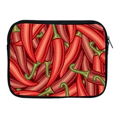 Seamless Chili Pepper Pattern Apple Ipad 2/3/4 Zipper Cases by BangZart