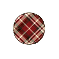 Tartan Scotland Seamless Plaid Pattern Vector Retro Background Fabric Vintage Check Color Square Hat Clip Ball Marker (4 Pack)