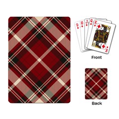 Tartan Scotland Seamless Plaid Pattern Vector Retro Background Fabric Vintage Check Color Square Playing Cards Single Design (rectangle) by BangZart