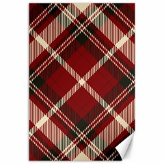 Tartan Scotland Seamless Plaid Pattern Vector Retro Background Fabric Vintage Check Color Square Canvas 24  X 36  by BangZart