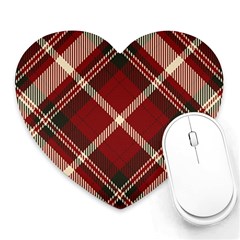 Tartan Scotland Seamless Plaid Pattern Vector Retro Background Fabric Vintage Check Color Square Heart Mousepads by BangZart