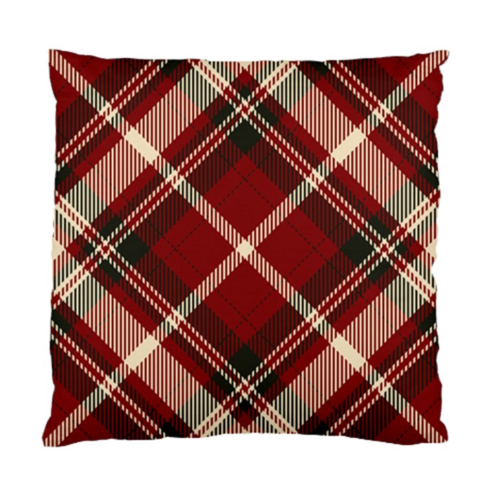 Tartan scotland seamless plaid pattern vector retro background fabric vintage check color square Standard Cushion Case (Two Sides)