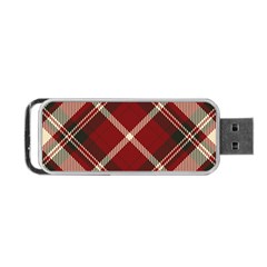 Tartan Scotland Seamless Plaid Pattern Vector Retro Background Fabric Vintage Check Color Square Portable Usb Flash (one Side) by BangZart