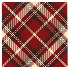 Tartan Scotland Seamless Plaid Pattern Vector Retro Background Fabric Vintage Check Color Square Wooden Puzzle Square by BangZart