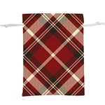 Tartan scotland seamless plaid pattern vector retro background fabric vintage check color square  Lightweight Drawstring Pouch (XL) Back