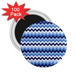 Zigzag pattern seamless zig zag background color 2.25  Magnets (100 pack)  Front