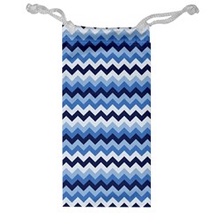 Zigzag Pattern Seamless Zig Zag Background Color Jewelry Bag by BangZart