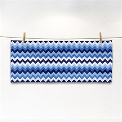 Zigzag Pattern Seamless Zig Zag Background Color Hand Towel by BangZart