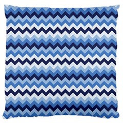 Zigzag Pattern Seamless Zig Zag Background Color Large Cushion Case (two Sides) by BangZart