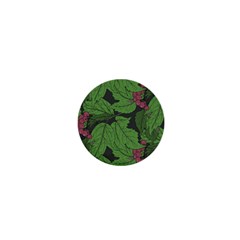 Seamless Pattern With Hand Drawn Guelder Rose Branches 1  Mini Magnets