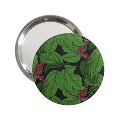 Seamless Pattern With Hand Drawn Guelder Rose Branches 2 25  Handbag Mirrors by BangZart