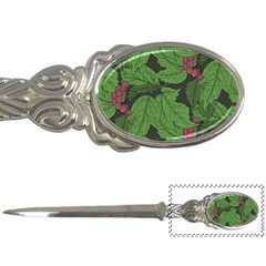 Seamless Pattern With Hand Drawn Guelder Rose Branches Letter Opener by BangZart