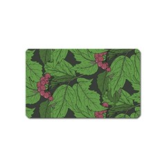 Seamless Pattern With Hand Drawn Guelder Rose Branches Magnet (name Card) by BangZart