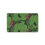 Seamless pattern with hand drawn guelder rose branches Magnet (Name Card) Front