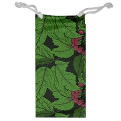 Seamless Pattern With Hand Drawn Guelder Rose Branches Jewelry Bag by BangZart